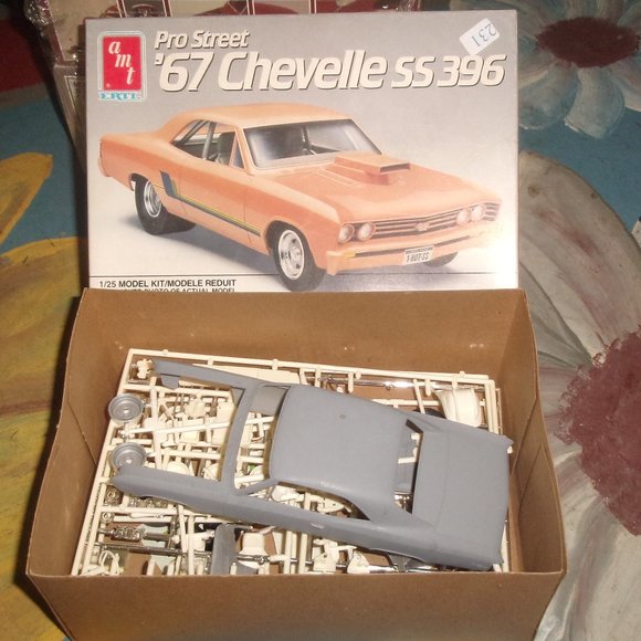 Amt | Toys | Amt Ertl Model Kit Pro Street 67 Chevelle Ss396 Car Sealed ...